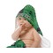 Circuit Board Baby Hooded Towel on Child