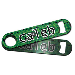 Circuit Board Bar Bottle Opener w/ Name and Initial