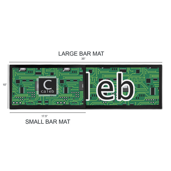 Circuit Board Bar Mats - Sizing Chart