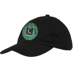 Circuit Board Baseball Cap - Black (Personalized)