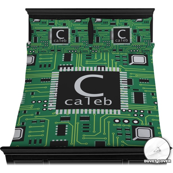 Circuit Board Bedding Set (Queen) - Duvet