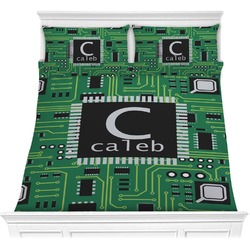 Circuit Board Comforter Set - Full / Queen (Personalized)