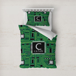 Circuit Board Duvet Cover Set - Twin (Personalized)