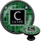 Circuit Board Black Custom Cabinet Knob (Front and Side)