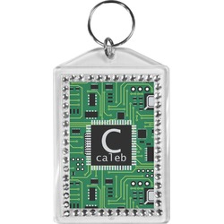 Circuit Board Bling Keychain (Personalized)