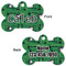 Circuit Board Bone Shaped Dog ID Tag - Large - Approval