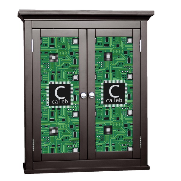 Custom Circuit Board Cabinet Decal - Medium (Personalized)