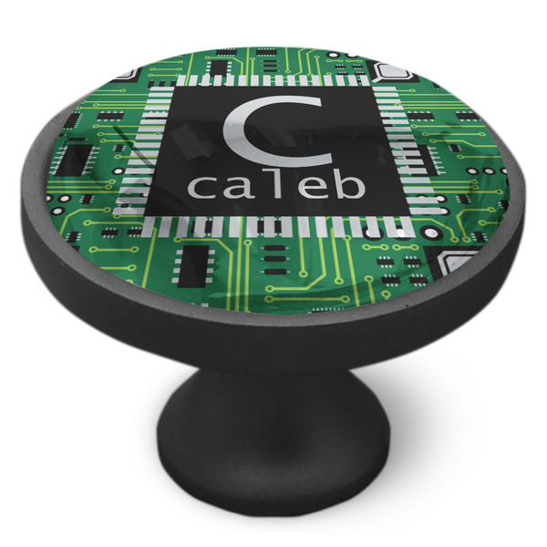 Circuit Board Cabinet Knob - Black - Side