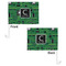 Circuit Board Car Flag - 11" x 8" - Front & Back View