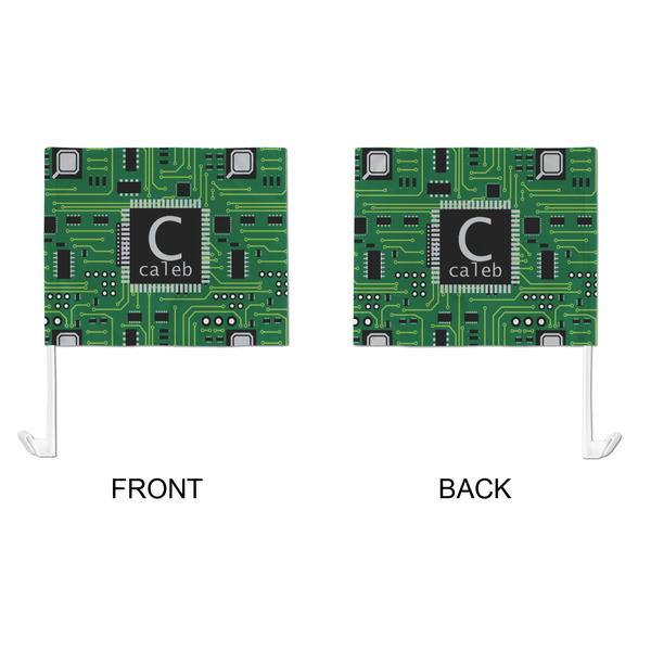 Circuit Board Car Flag - Large - APPROVAL