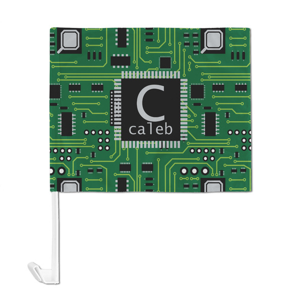 Circuit Board Car Flag - Large - FRONT