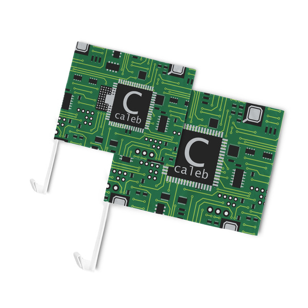 Circuit Board Car Flags - PARENT MAIN (both sizes)