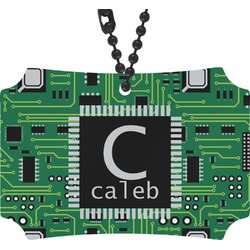 Circuit Board Rear View Mirror Ornament (Personalized)