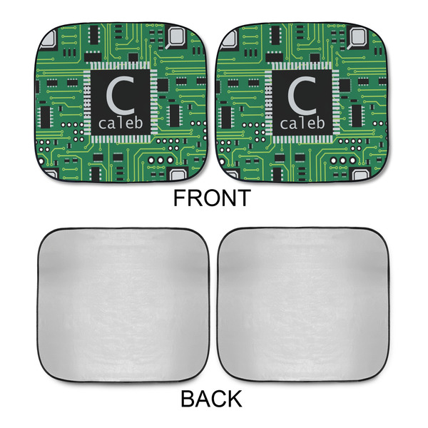 Circuit Board Car Sun Shades - APPROVAL