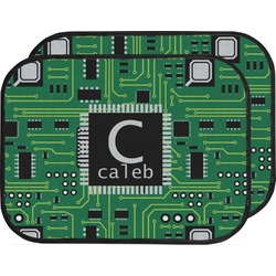 Circuit Board Car Floor Mats (Back Seat) (Personalized)