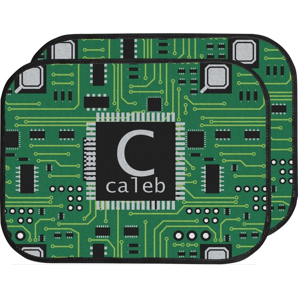 Circuit Board Custom Car Floor Mats (Back Seat)