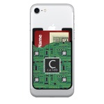 Circuit Board 2-in-1 Cell Phone Credit Card Holder & Screen Cleaner (Personalized)