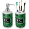 Circuit Board Ceramic Bathroom Accessories Set (Personalized)