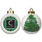 Circuit Board Ceramic Christmas Ornament - X-Mas Tree (APPROVAL)