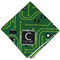 Circuit Board Cloth Napkins - Personalized Dinner (Folded Four Corners)