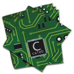 Circuit Board Cloth Napkins (Set of 4) (Personalized)