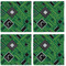 Circuit Board Cloth Napkins - Personalized Lunch (APPROVAL) Set of 4
