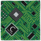 Circuit Board Cloth Napkins - Personalized Lunch (Single Full Open)