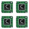 Circuit Board Coaster Set - APPROVAL