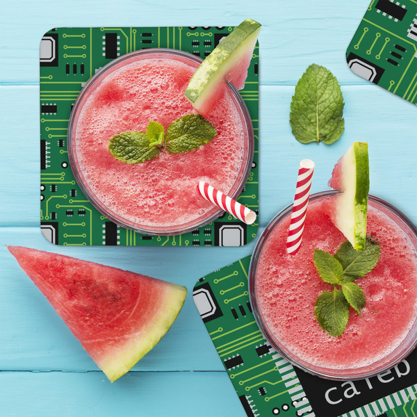 Circuit Board Coaster Set - LIFESTYLE