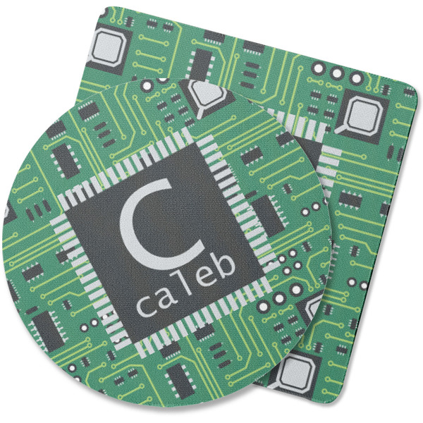 Custom Circuit Board Rubber Backed Coaster (Personalized)
