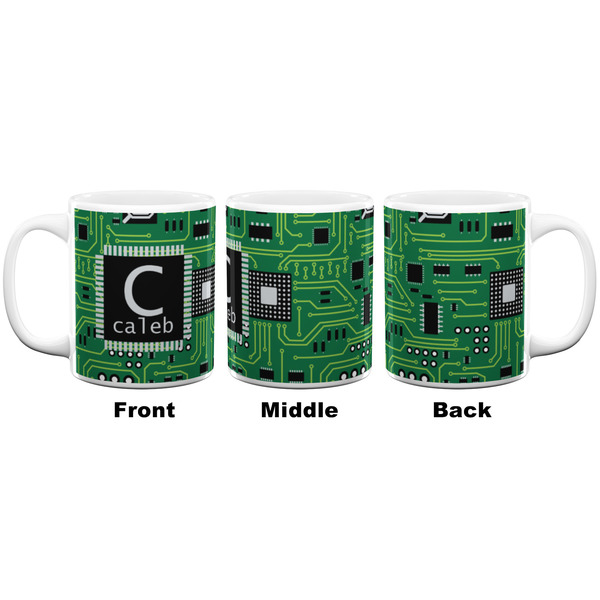 Circuit Board Coffee Mug - 11 oz - White APPROVAL
