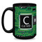 Circuit Board Coffee Mug - 15 oz - Black