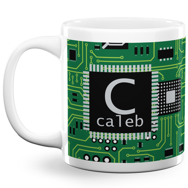 Circuit Board Coffee Mug - 20 oz - White