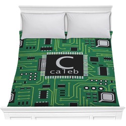 Circuit Board Comforter - Full / Queen (Personalized)