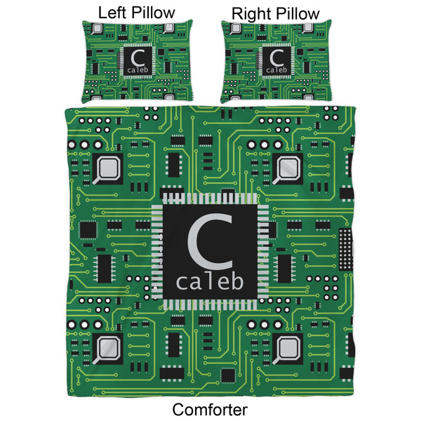 Circuit Board Comforter Set - Queen - Approval