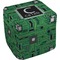 Circuit Board Cube Poof Ottoman (Top)