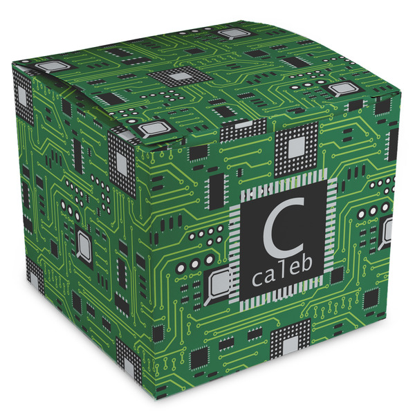 Custom Circuit Board Cube Favor Gift Boxes (Personalized)