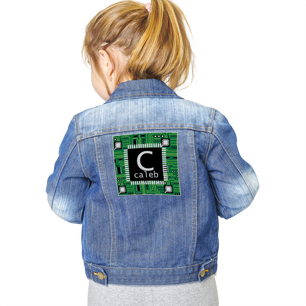 Circuit Board Custom Shape Iron On Patches - XXL - Single - Approval