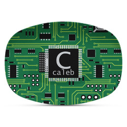 Circuit Board Plastic Platter - Microwave & Oven Safe Composite Polymer (Personalized)