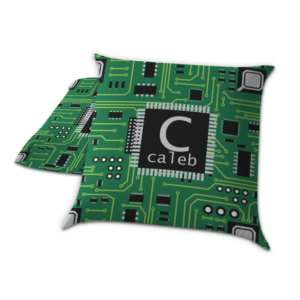 Circuit Board Decorative Pillow Case - TWO