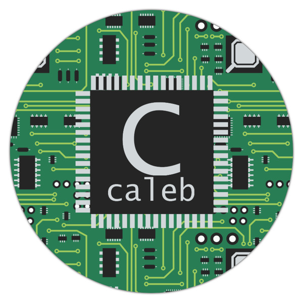 Circuit Board Drink Topper - Medium - Single