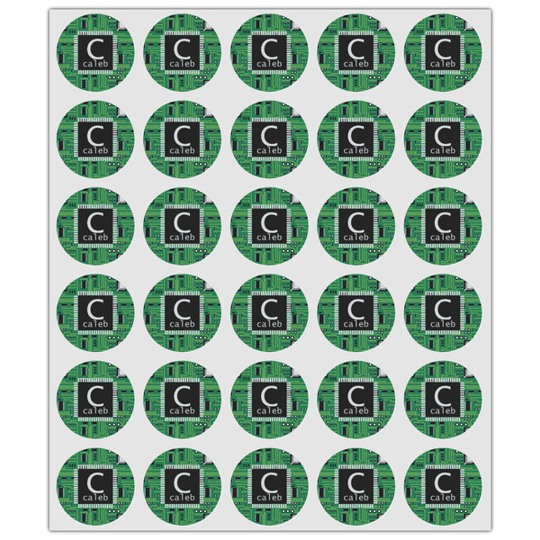 Circuit Board Drink Topper - XSmall - Set of 30