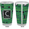 Circuit Board Pint Glass - Full Color - Front & Back Views