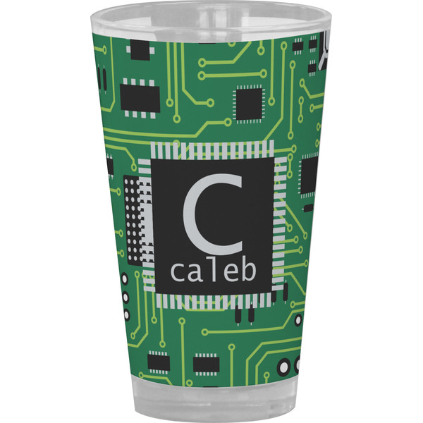 Custom Circuit Board Pint Glass - Full Color (Personalized)