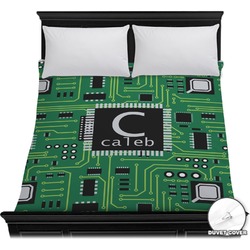 Circuit Board Duvet Cover - Full / Queen (Personalized)