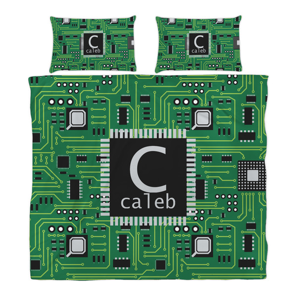 Circuit Board Duvet Cover Set - King - Alt Approval