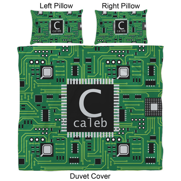 Circuit Board Duvet Cover Set - King - Approval