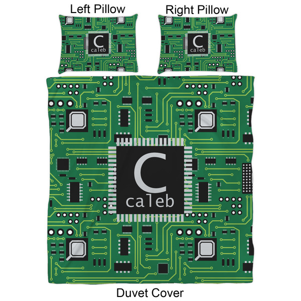 Circuit Board Duvet Cover Set - Queen - Approval
