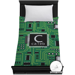 Circuit Board Duvet Cover - Twin XL (Personalized)