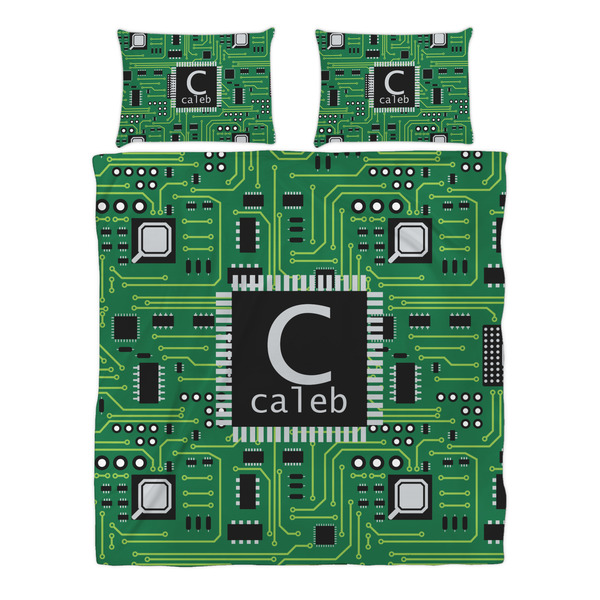 Circuit Board Duvet cover Set - Queen - Alt Approval